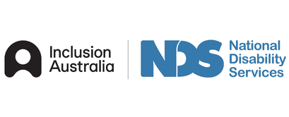 Inclusion Australia and National Disability Services logos