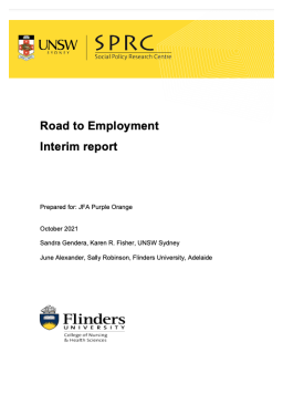 Cover image for 'Road to employment: interim report'