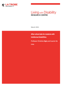 Cover image for 'After-school jobs for students with intellectual disabilities'