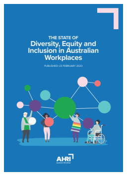Cover image for 'The state of diversity, equity and inclusion in Australian workplaces'