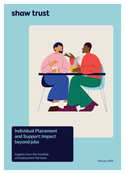 Cover image for 'Individual placement and support: impact beyond jobs'