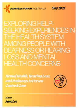 Cover image for 'Exploring help-seeking experiences in the health system'