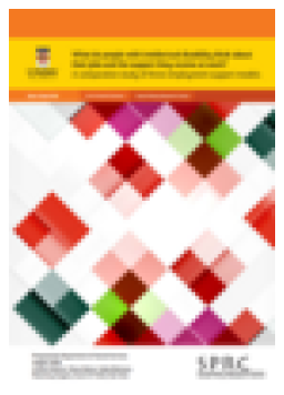 Cover image for 'What do people with intellectual disability think about their jobs and the support they receive at work?'