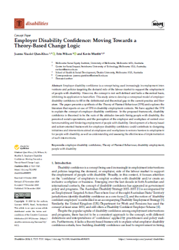 Cover image for 'Employer disability confidence'