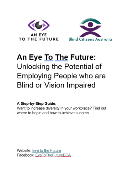 Cover image for 'An eye to the future'
