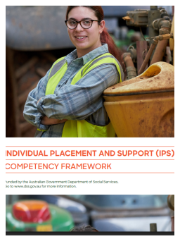 Cover image for 'Individual Placement and Support (IPS) competency framework'