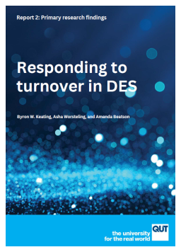 Cover image for 'Responding to turnover in DES'
