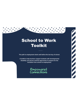 Cover image for 'School to work toolkit'