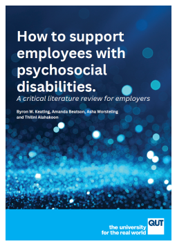 Cover image for 'How to support employees with psychosocial disabilities'