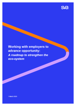 Cover image for 'Working with employers to advance opportunity'