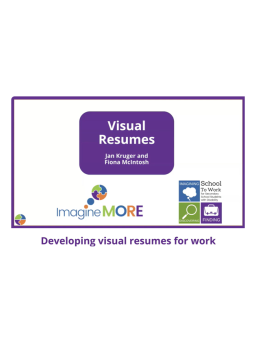 Cover image for 'Visual resumes (PDF)'