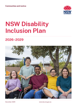 Cover image for 'NSW disability inclusion plan 2026–2029'