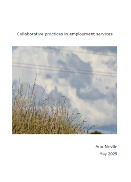 Cover image for 'Collaborative practices in employment services'