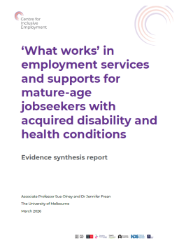 Cover image for 'Evidence synthesis report (PDF)'