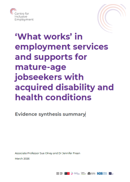 Cover image for 'Evidence synthesis summary (PDF)'
