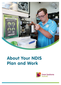 Cover image for 'About your NDIS plan and work'