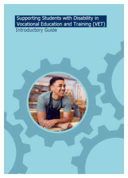 Cover image for 'Supporting Students with Disability in VET (PDF)'