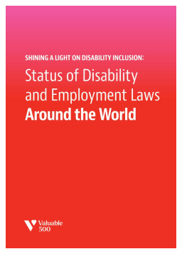 Cover image for 'Status of disability and employment laws around the world'