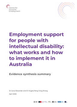 Cover image for 'Evidence synthesis summary (PDF)'