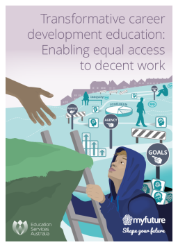 Cover image for 'Transformative career development education'