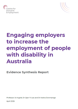 Cover image for 'Evidence synthesis report (PDF)'