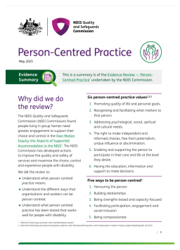 Cover image for 'Person-centred practice'