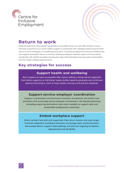 Cover image for 'Return to work (PDF)'